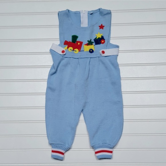 Vintage Other - Vintage Train Sweater Romper